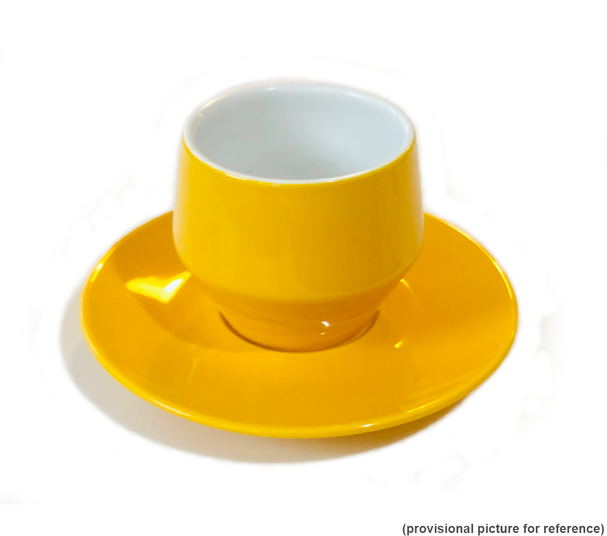 "MANIKO" Double-Walled YELLOW - 115ml Doppio Cups